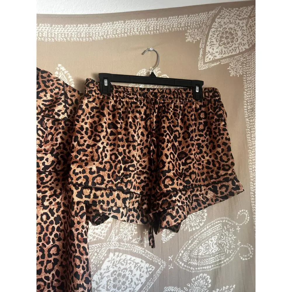 Show Me Your Mumu Slumber Pj Set ~ Wild Cheetah - Picture 5 of 9